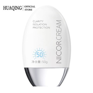 Kem chống nắng HUAQING 50g chống thấm nước bảo vệ da phát sáng