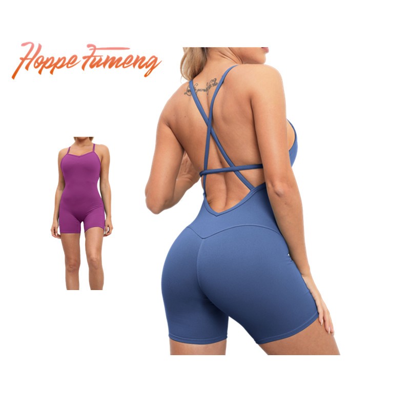 1 Bộ Đồ Ngắn Không Đường May Mặc Khi Tập gym / Thể Thao Dành Cho Nữ