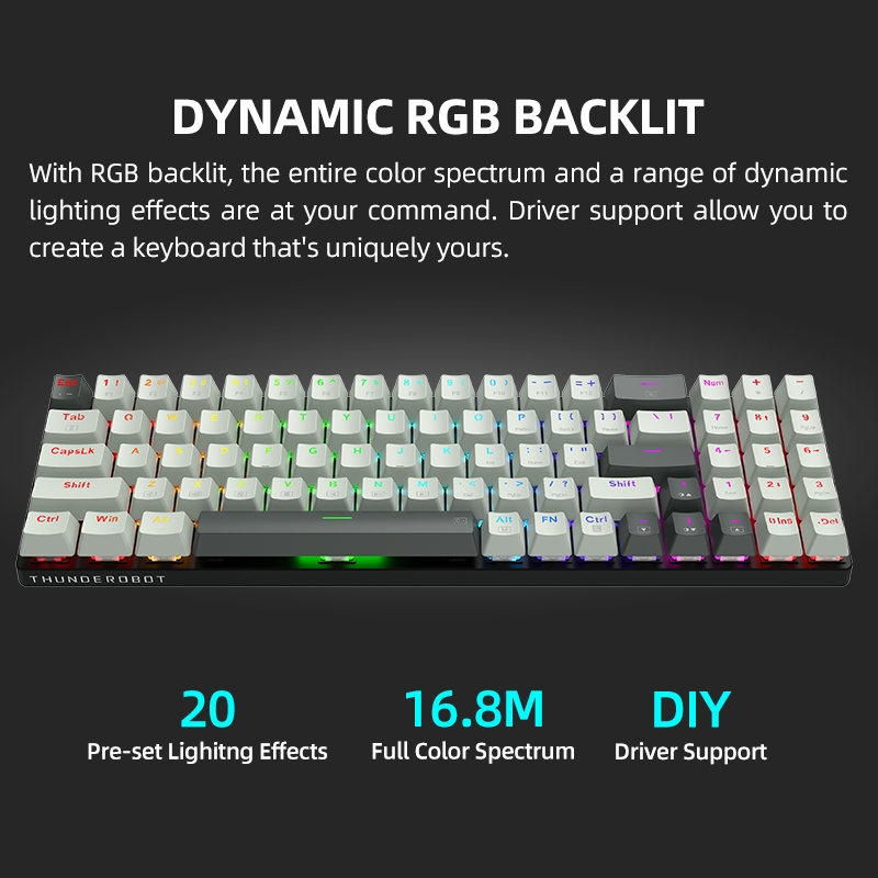 Bàn Phím Cơ Chơi Game Có Dây 75% 78 Phím rgb k78 Chuyên Dụng Cho laptop / pc