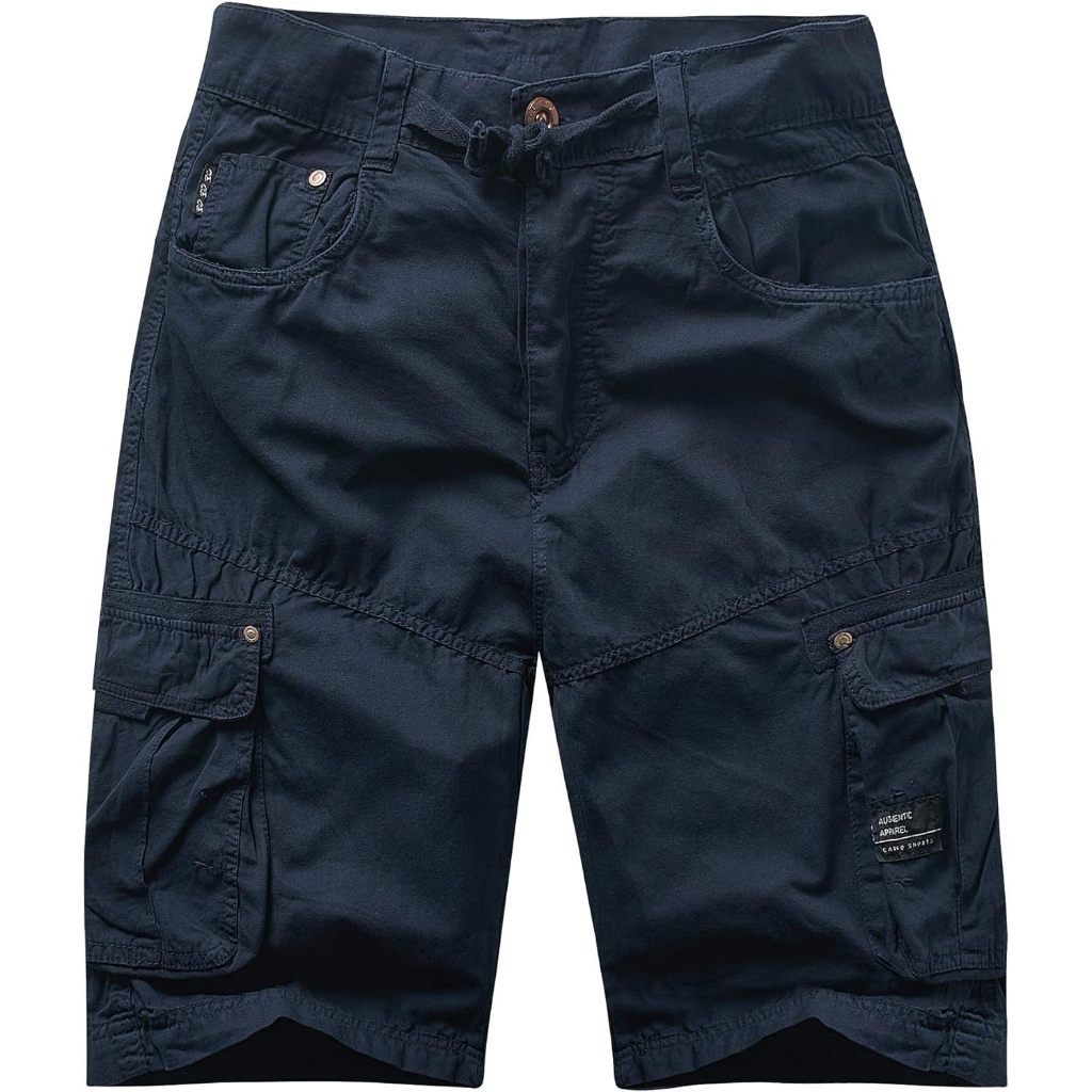 ZITY quần short lưng thun nam vải kaki mềm mịn