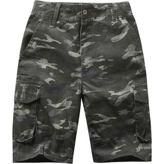 ZITY quần short lưng thun nam vải kaki mềm mịn