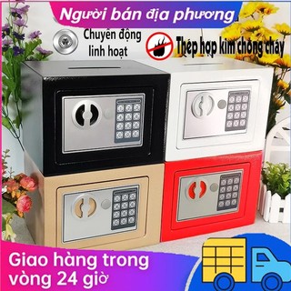 Két sắt mini thông minh có khe đút tiền - Két sắt điện tử chống cháy, an toàn cho mọi gia đình