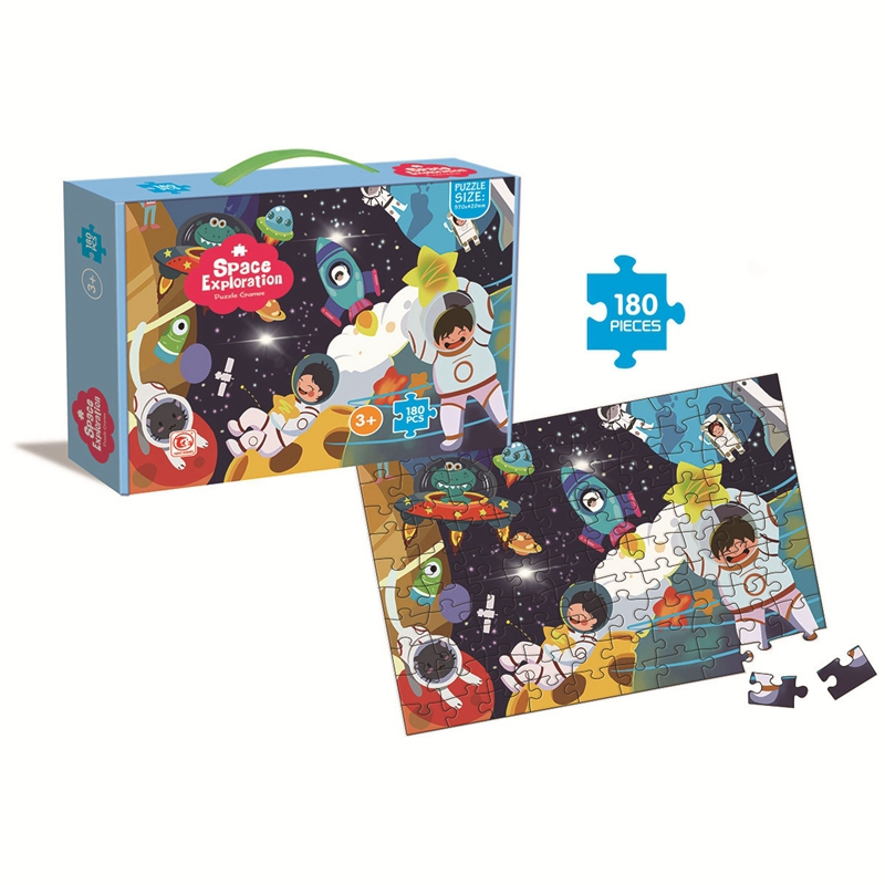 Bộ Xếp Hình 180 Mảnh Hình Khủng Long / Cây Cối / Động Vật Hoạt Hình Cho Bé