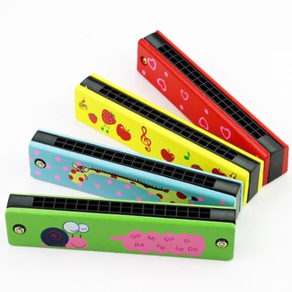 Kèn harmonica Gỗ Đồ Chơi Âm Nhạc Cho Bé