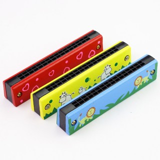 Kèn harmonica Gỗ Đồ Chơi Âm Nhạc Cho Bé