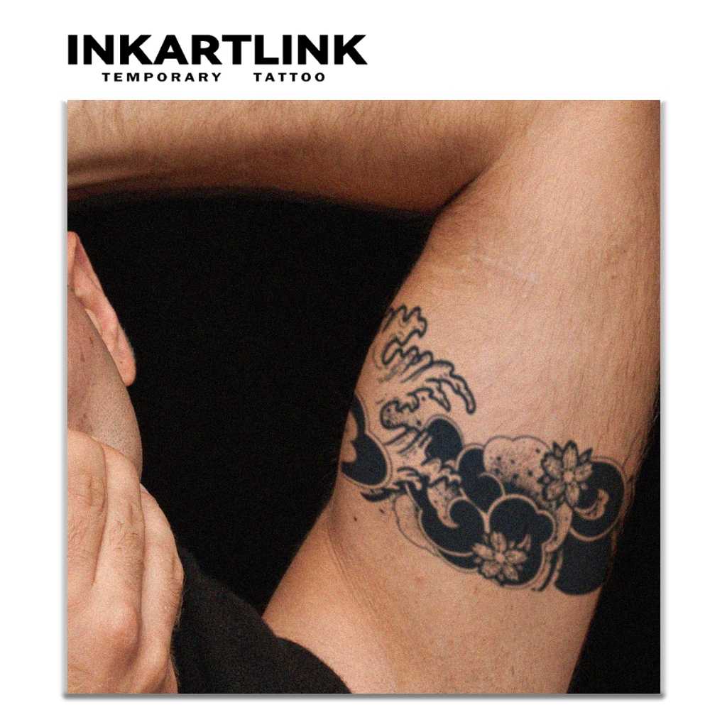Miếng dán hình xăm tạm thời chống nước 2 tuần, miếng dán hình xăm ma thuật 15 ngày, hình xăm giả
