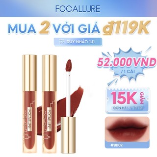 Son Lì Dưỡng Ẩm Lâu Trôi Mềm Mịn Như Nhung Focallure 2.8g
