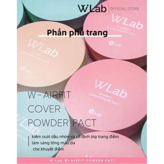 W. lab Phấn Phủ Dạng Nén Kiểm Soát Dầu Làm Sáng Da Thành Phần Tự Nhiên Dưỡng Ẩm Làm Dịu Da Nhạy Cảm