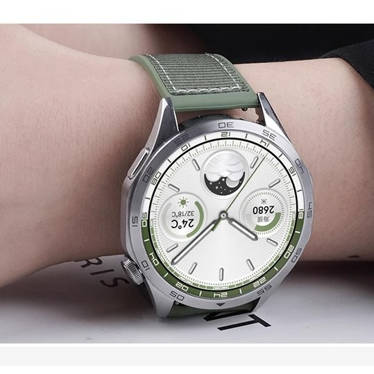 Dây Đeo Silicon nylon Có Khóa Nam Châm Cho Đồng Hồ Thông Minh huawei gt 4 3 2 2e pro gt4 gt3 gt2 46mm