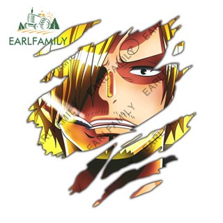 Miếng Dán Trang Trí Xe Hơi Họa Tiết Hoạt Hình One Piece 13Cmx11.4Cm Chống Thấm Nước / Trầy Xước