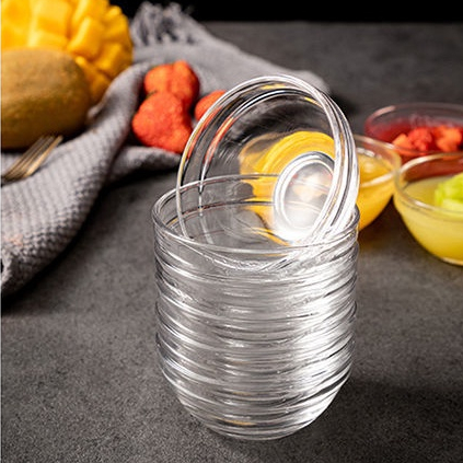 Bát thủy tinh chịu nhiệt độ cao Khuôn làm thạch Khuôn bánh bát Khuôn ăn nhẹ Bát đựng gia vị Bát rau nhỏ Bát tráng miệng Bát ăn nhẹ