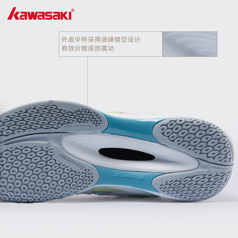 Giày Thể Thao Chơi Cầu Lông kawasaki 2023 k2b50-a3308 Phong Cách retro Dành Cho Nam Và Nữ