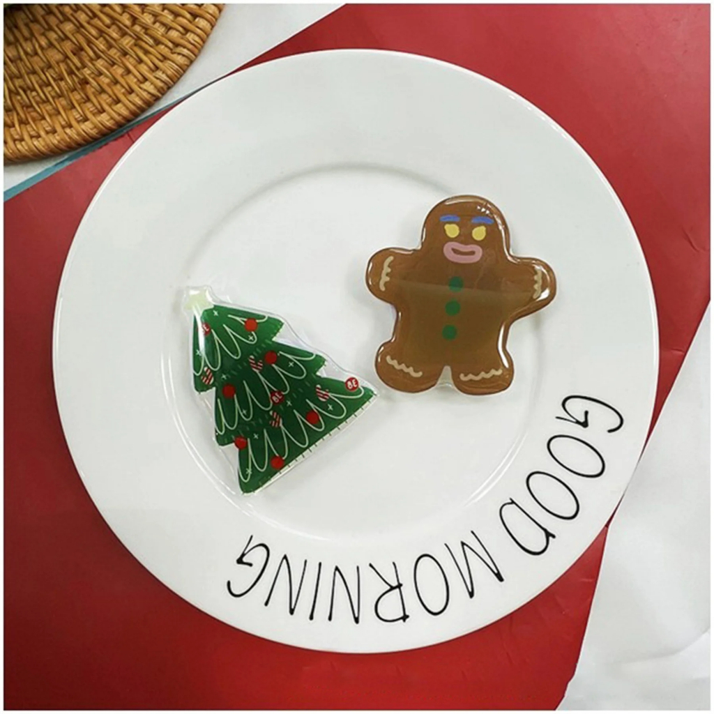 Dễ Thương Giá Đỡ Điện Thoại Hình Cây Thông / Người Tuyết / Gấu / Bánh Mì Có Tay Cầm Cho iphone 15 14 13 pro max