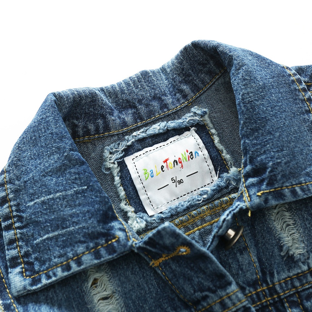 Bộ Áo Sát Nách + Quần Short denim Thời Trang Mùa Hè Hàn Quốc 2023 Cho Bé Trai