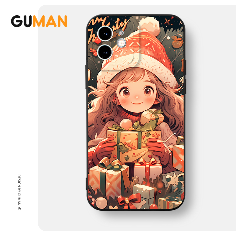 Ốp lưng GUMAN mềm độc lạ dễ thương đẹp Cho iPhone 15 14 13 12 11 Pro Max SE 2020 X XR XS 8 7 ip 6S 6 Plus kute xyb2487