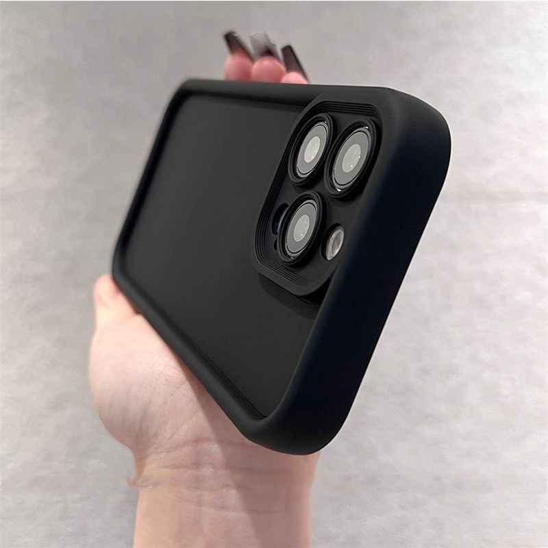 Ốp Điện Thoại Silicon Màu Đỏ Rượu Vang Trơn Cho iphone 14promax 14plus 13promax 12 11 14promax 13promax