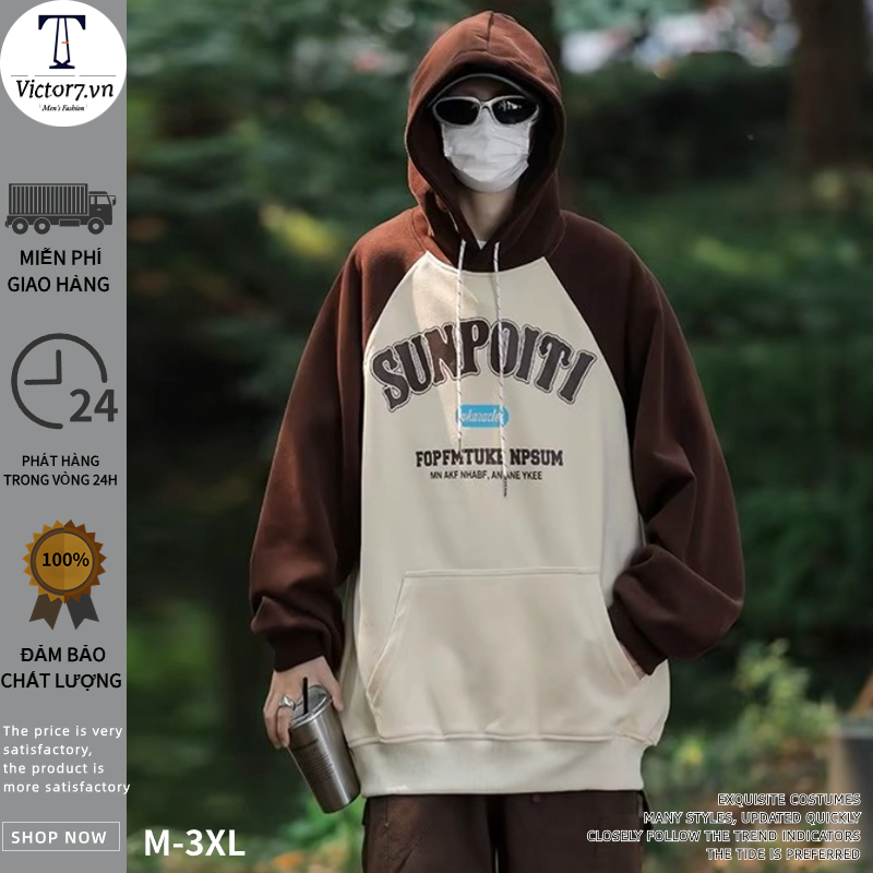 Áo hoodie Dáng Rộng In Họa Tiết Thời Trang retro Mỹ Cho Nam áo hoodie nam dày áo hoodie cặp hoodie trắng hoodie bigsize hoodie nam form rộng áo khoác cặp nam nữ hoodie áo hoodie nỉ bông áo hoodie màu áo hoodie nam form rộng áo unise