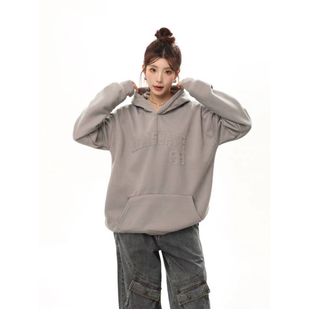 Áo khoác hoodie SOERVIMY WWY239372Q 42Z231017 thời trang Hàn Quốc độc đáo cho nữ