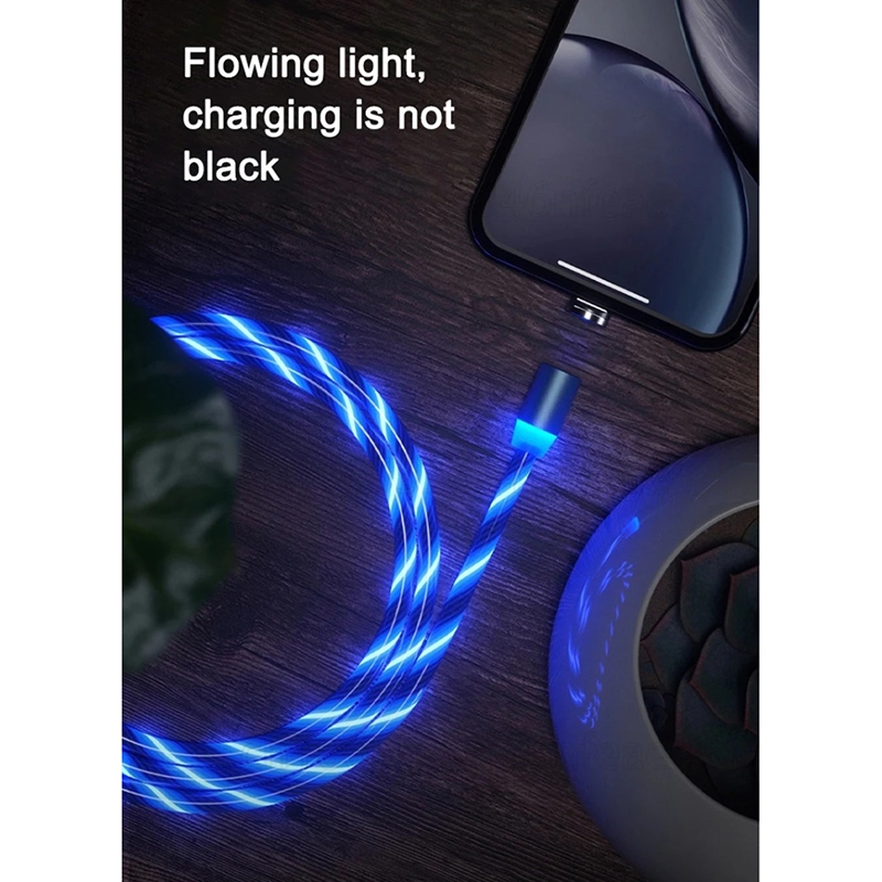 Dây Cáp Sạc usb Có Đèn Phát Sáng Độc Đáo