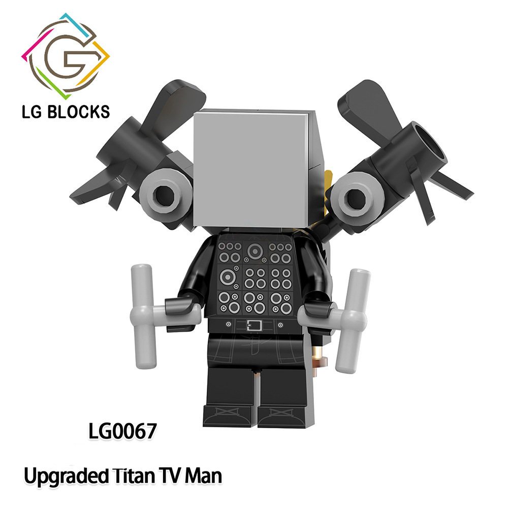 Khối Mô Hình Đồ Chơi toilet tv Người Đàn Ông tv lg1010