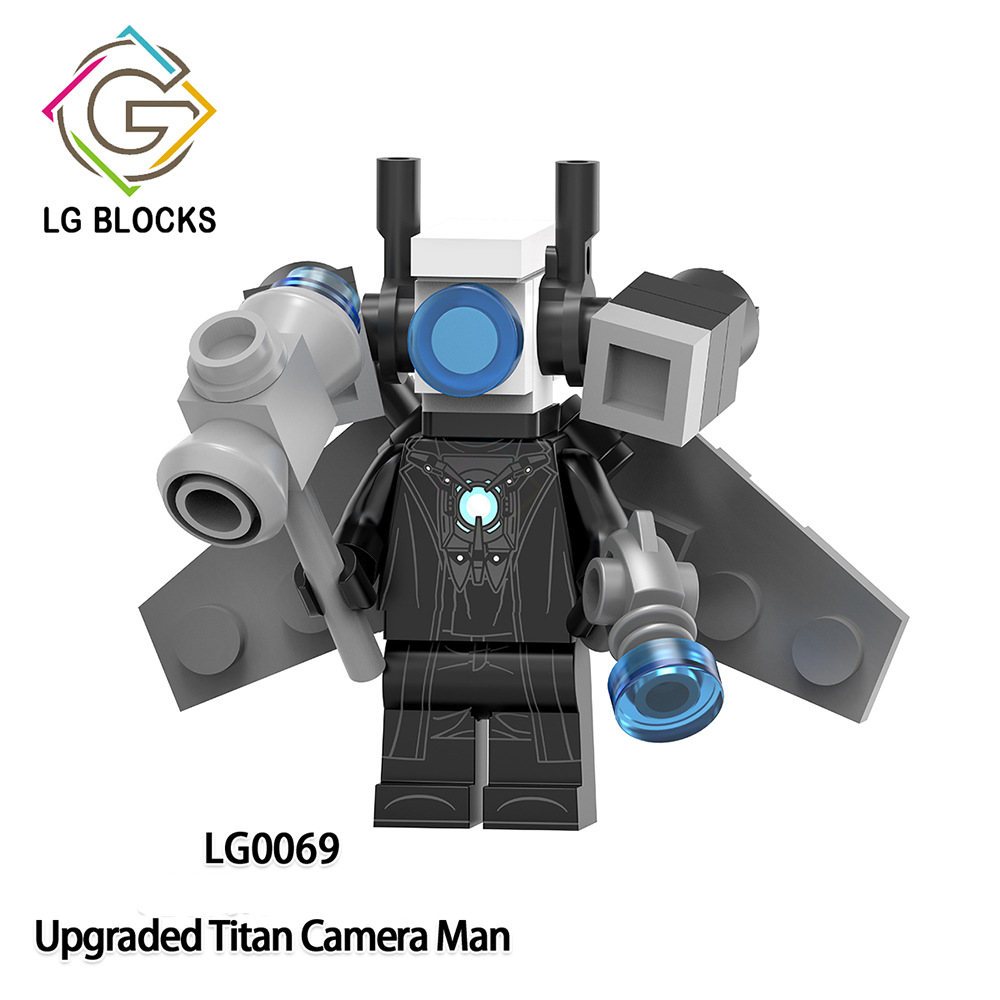 Khối Mô Hình Đồ Chơi toilet tv Người Đàn Ông tv lg1010