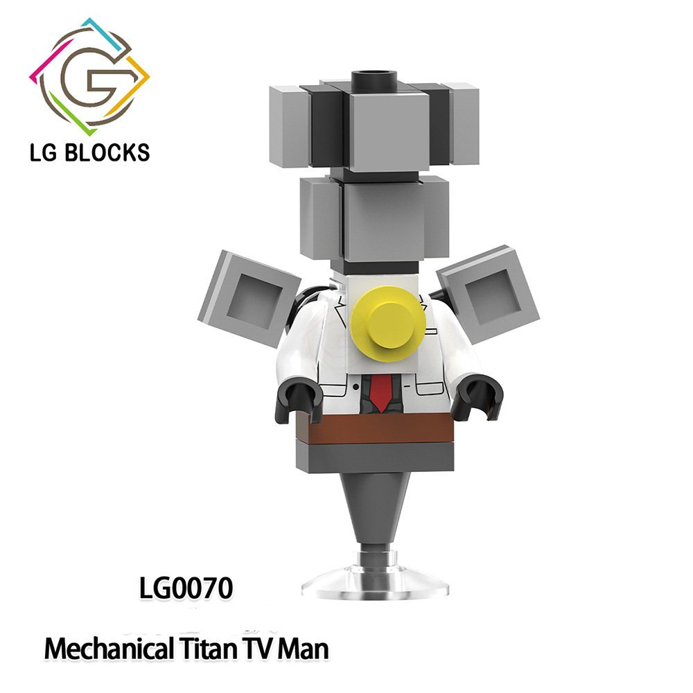 Khối Mô Hình Đồ Chơi toilet tv Người Đàn Ông tv lg1010