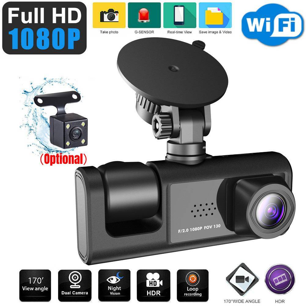 Camera Hành Trình dvr 130 Độ G Cảm Biến Chuyển Động 24H HD 1080P Cho Xe Hơi° Camera Hành Trình Cho Xe Hơi FOV