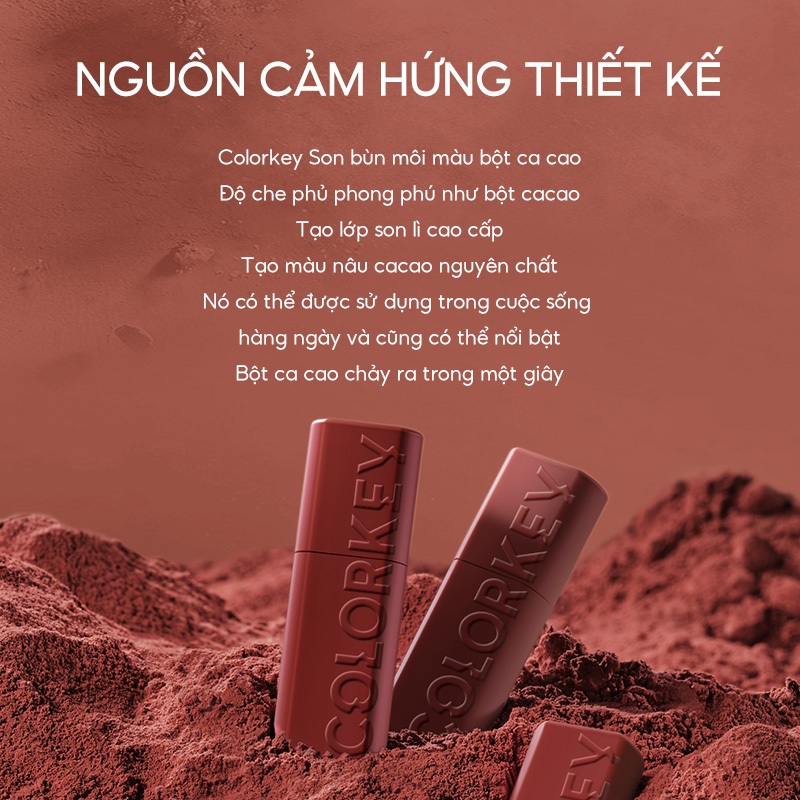 Colorkey Son Kem Màu Lì CoCoa