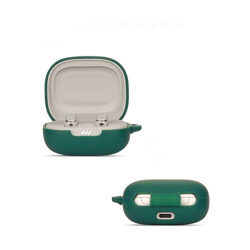 Vỏ Bảo Vệ Hộp Sạc Tai Nghe jbl wave 300tws jbl w300 Bằng silicon Màu Trơn