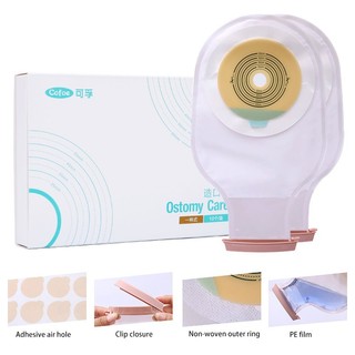 Cofoe Túi Đựng Dao Động Với Kẹp Thoát Nước colostomy stoma one piece Hệ Thống 20-60mm