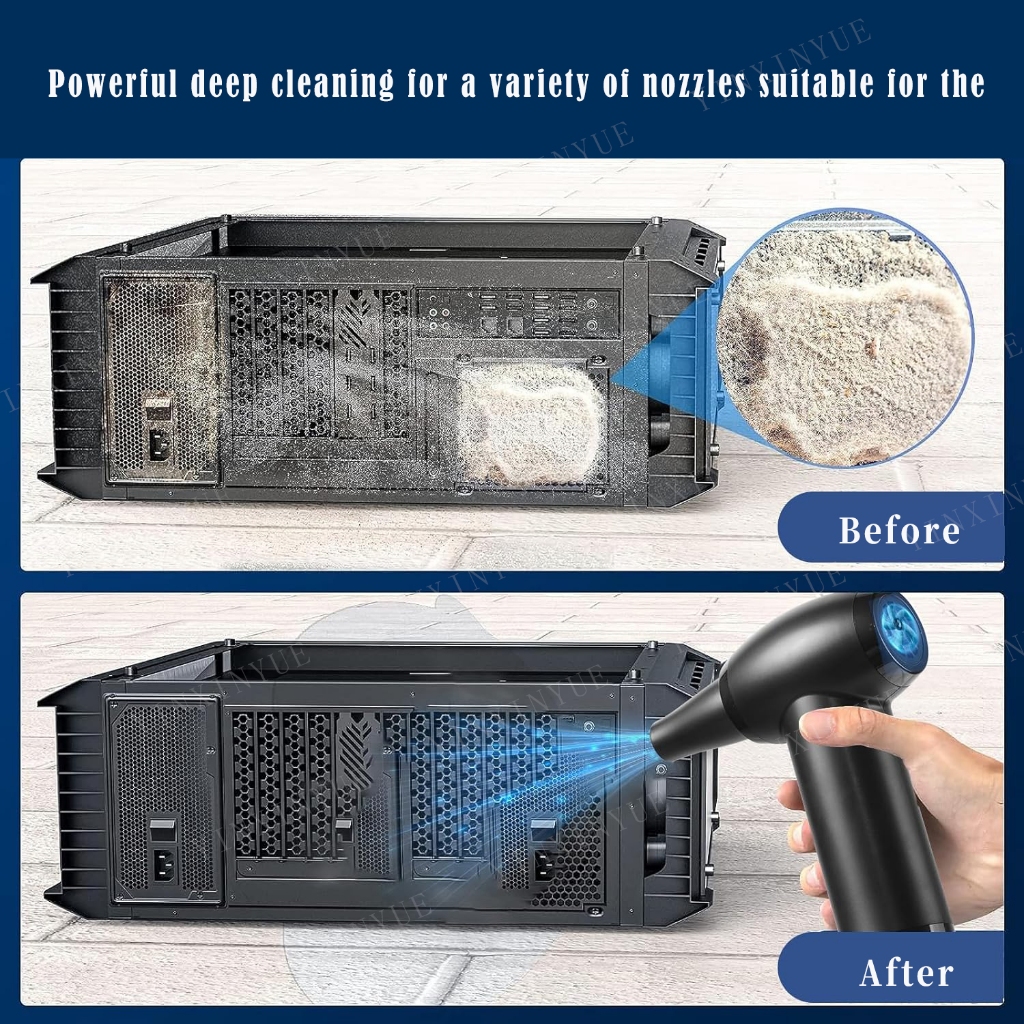 130000RPM Máy Hút Bụi mini Sạc usb Dung Lượng Cao 6000mah