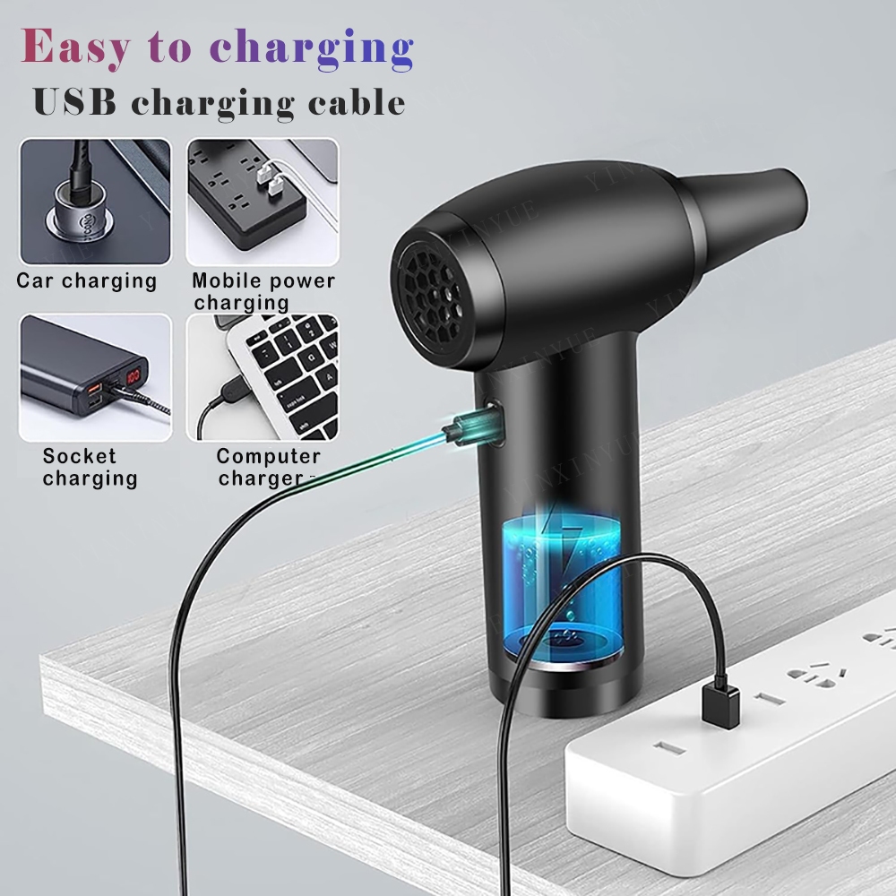 130000RPM Máy Hút Bụi mini Sạc usb Dung Lượng Cao 6000mah