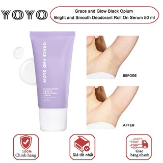 【💯hàng thật】Grace and Glow Black Opium Smooth Deodorant Serum 50ml Lăn khử mùi