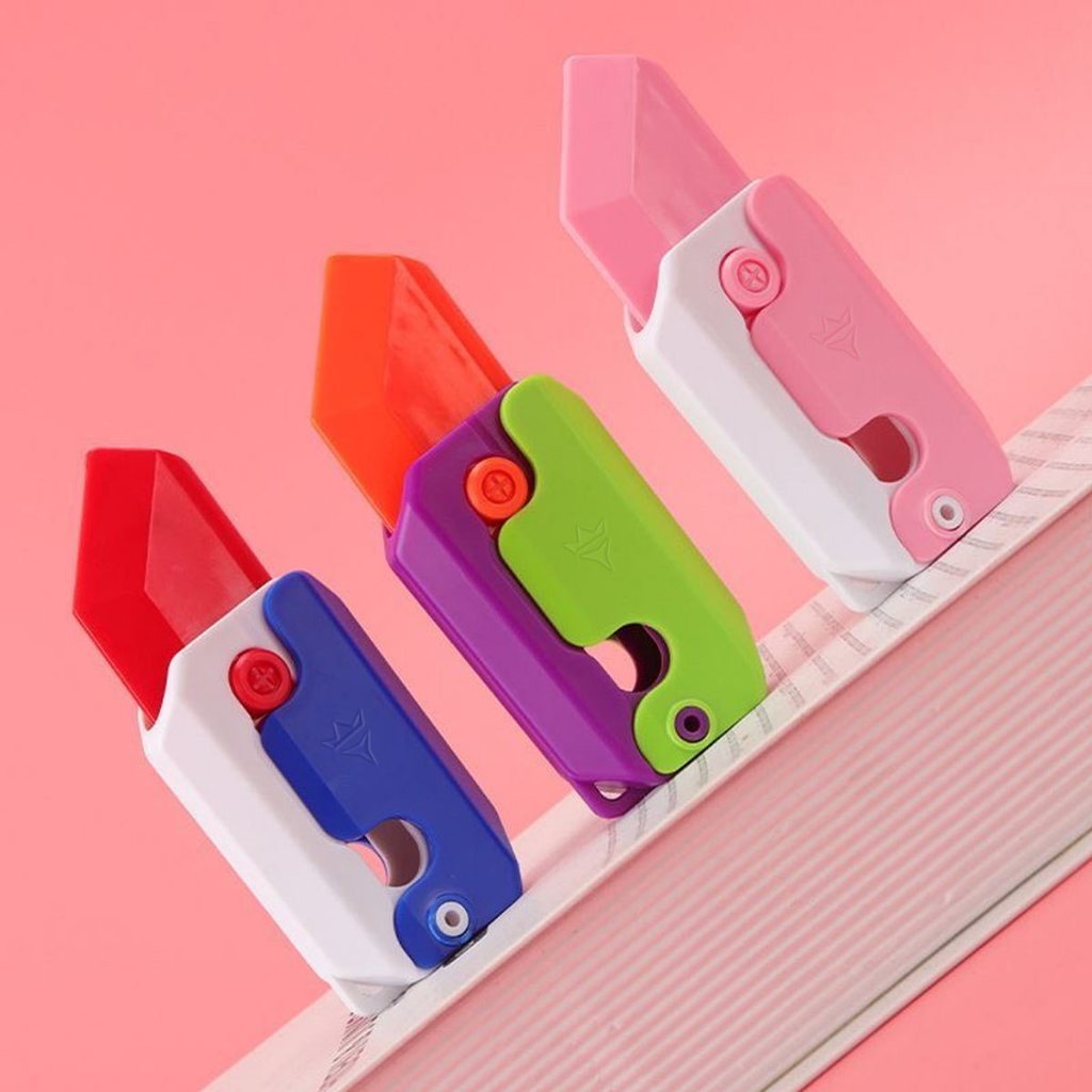 Đồ Chơi Thẻ Nhấn Tạo Hình Cà Rốt Dao In 3d Dễ Thương Cho Bé