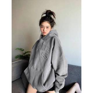  Áo khoác hoodie SOERVIMY WWY239372Q 42Z231017 thời trang Hàn Quốc độc đáo cho nữ 
