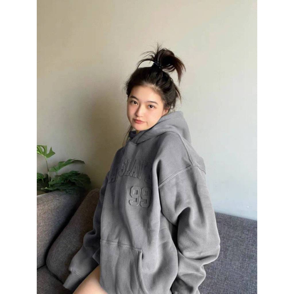 Áo khoác hoodie SOERVIMY WWY239372Q 42Z231017 thời trang Hàn Quốc độc đáo cho nữ