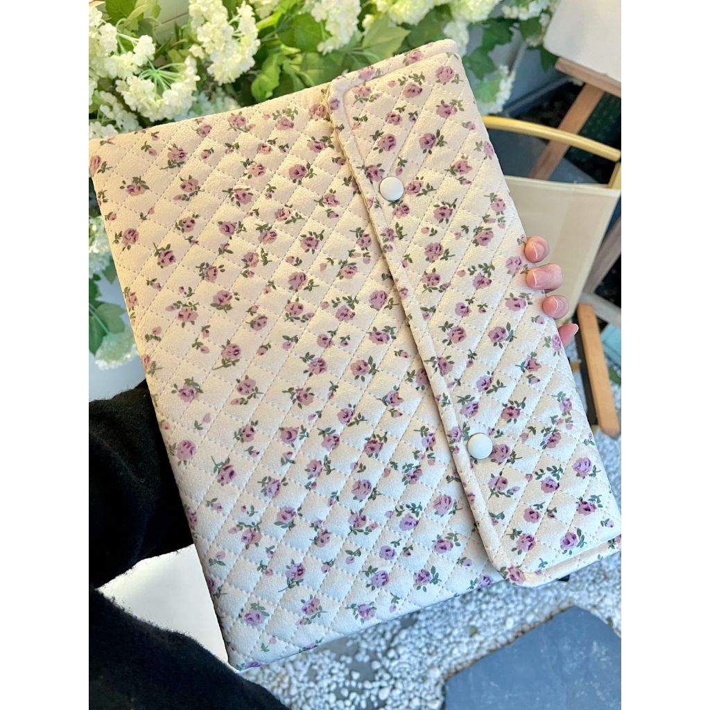 Thiết kế ban đầu túi đựng máy tính xách tay phong cách hàn quốc in hoa 13/14 inch