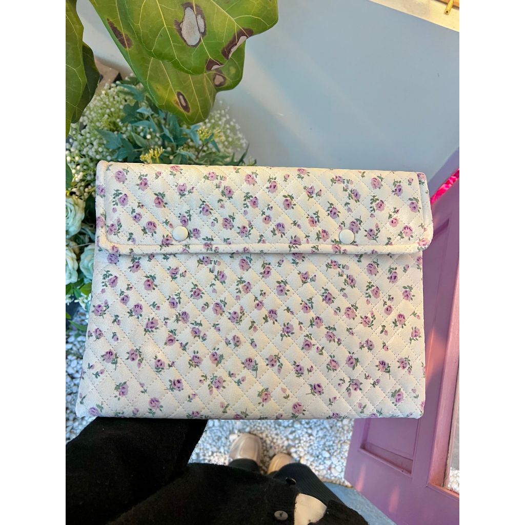 Thiết kế ban đầu túi đựng máy tính xách tay phong cách hàn quốc in hoa 13/14 inch