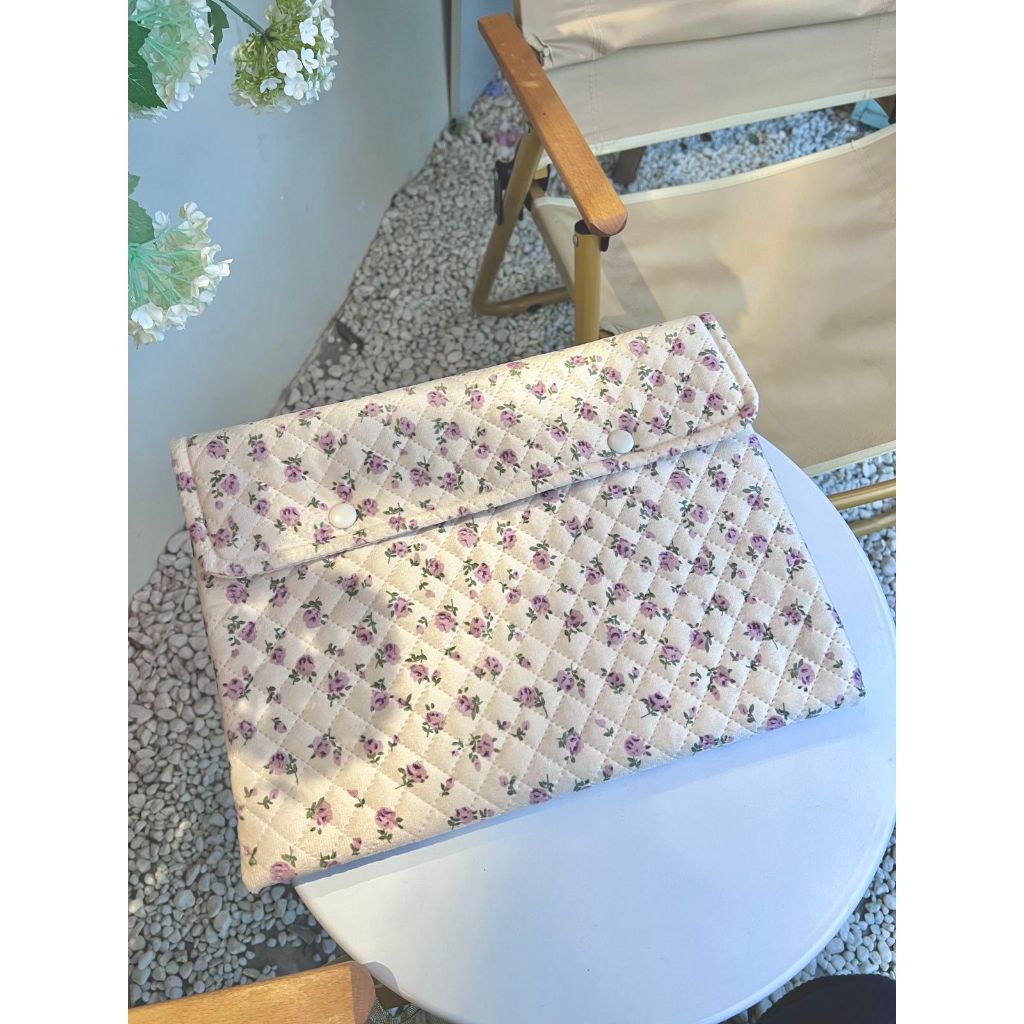 Thiết kế ban đầu túi đựng máy tính xách tay phong cách hàn quốc in hoa 13/14 inch