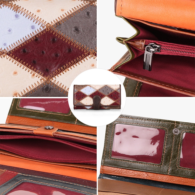 Cobbler Ví Da Cầm Tay Dáng Dài Thời Trang Cho Nữ