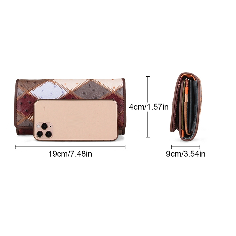 Cobbler Ví Da Cầm Tay Dáng Dài Thời Trang Cho Nữ