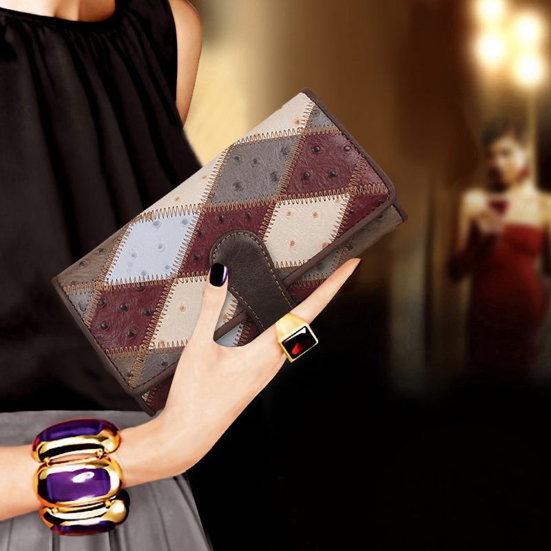 Cobbler Ví Da Cầm Tay Dáng Dài Thời Trang Cho Nữ