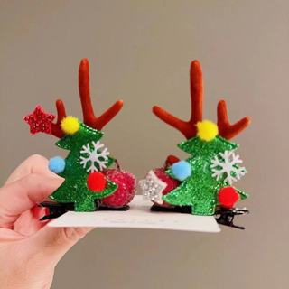 Kẹp tóc trang trí giáng sinh dễ thương cho bé gái