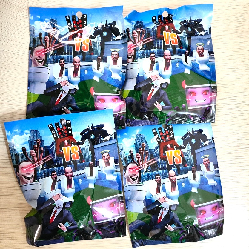 Mới 1 Gói Mô Hình Nhân Vật skibidi toilet Ngộ Nghĩnh