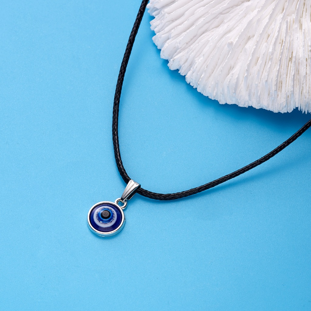 Gmai Vòng cổ Da Mặt Hình Con Mắt Quỷ May Mắn