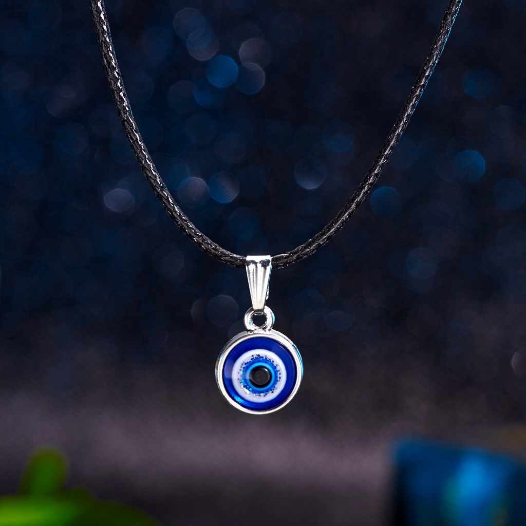 Gmai Vòng cổ Da Mặt Hình Con Mắt Quỷ May Mắn