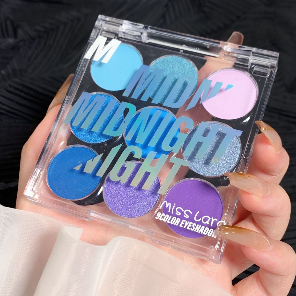 Miss lara Bảng Phấn Mắt Trang Điểm Chín Màu Ánh Ngọc Trai Lấp Lánh Phong Cách Châu Âu Mã Số 83