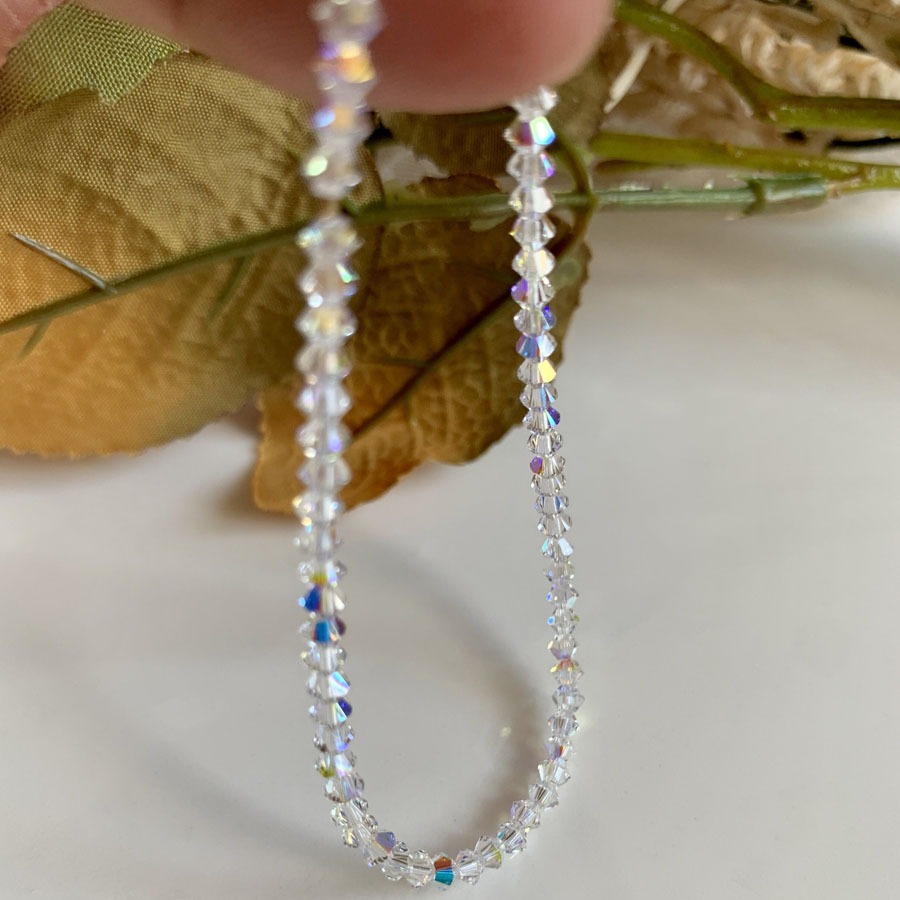 Vòng Tay Đính Pha Lê Siêu Mịn Thiết Kế Đơn Giản Sang Trọng Cho Nữ