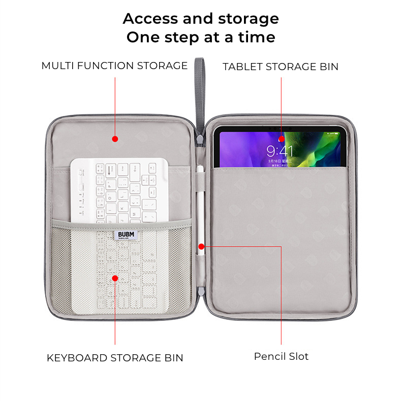 NIXXOS Túi Đựng Máy Tính Bảng Chống Trầy Đa Năng Cho ipad 7 / 8 / 9 / 10 gen air3 / 4 / 5 pro 11