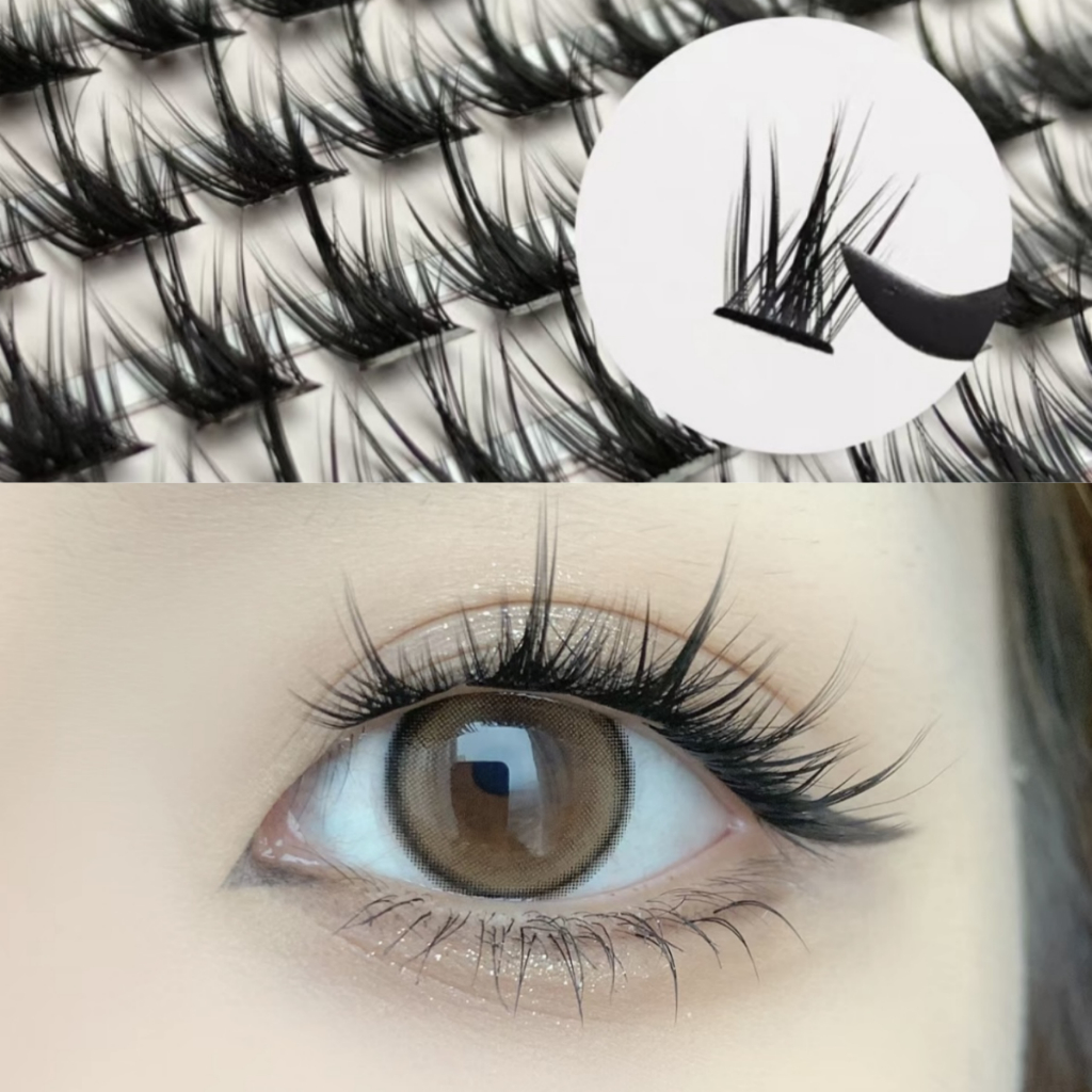 Hộp Lông Mi Giả 10 Hàng Minijumie Dày Tự Nhiên Có Gai Lúa Mì Dày Tự Nhiên